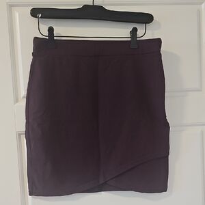 Talula Deep Plum Mini Skirt